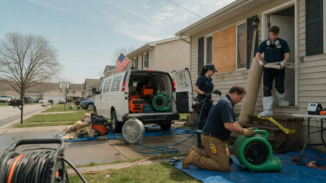 Water Damage Restoration in Savoy, IL near me